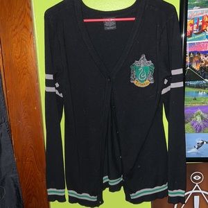 Harry Potter Slytherin Cardigan size Large